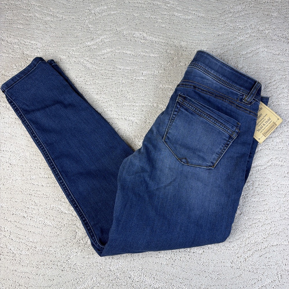 Womens NEW Democracy Ab Technology Mold & Hold Ankle‎ Skimmer Jeans Size 8